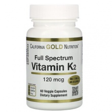  California Gold Nutrition K2 (  MK-4,MK-6, MK-7, MK-9) 120  60 