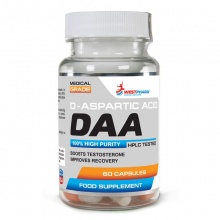 Тестобустер WestPharm DAA D-aspartic acid 500 мг 60 капсул